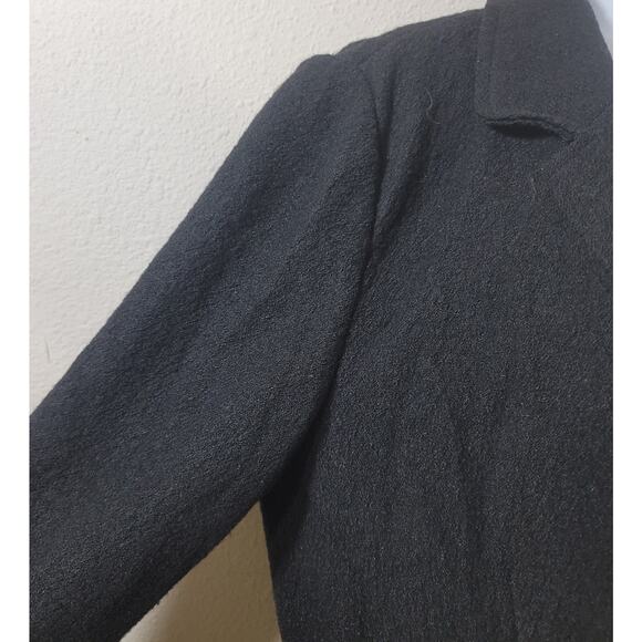 J. Jill Black Notched Collar 2 Button Closure Blazer Medium Lightweight Pockets - Picture 6 of 6